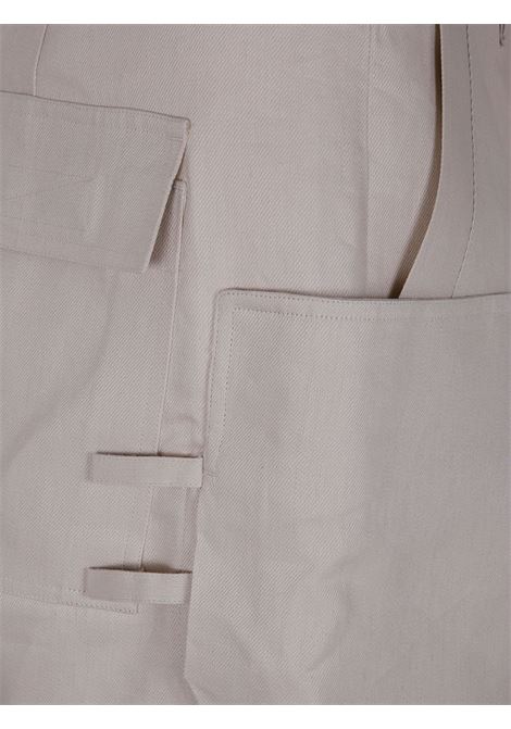 pantaloni stefan cargo uomo beige RICK OWENS | RU01E5346 TWL41